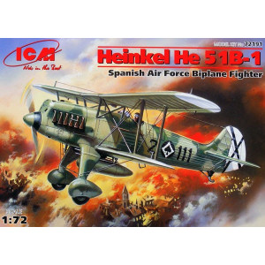 He-51 B-1 Spanish fighter-biplane