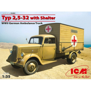 Typ 2,5-32 with shelter, WWII German ambulance