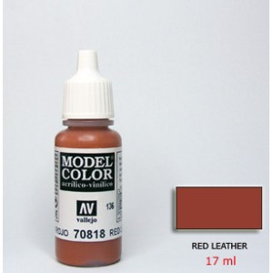 RED LEATHER  acrilic (17 ml)