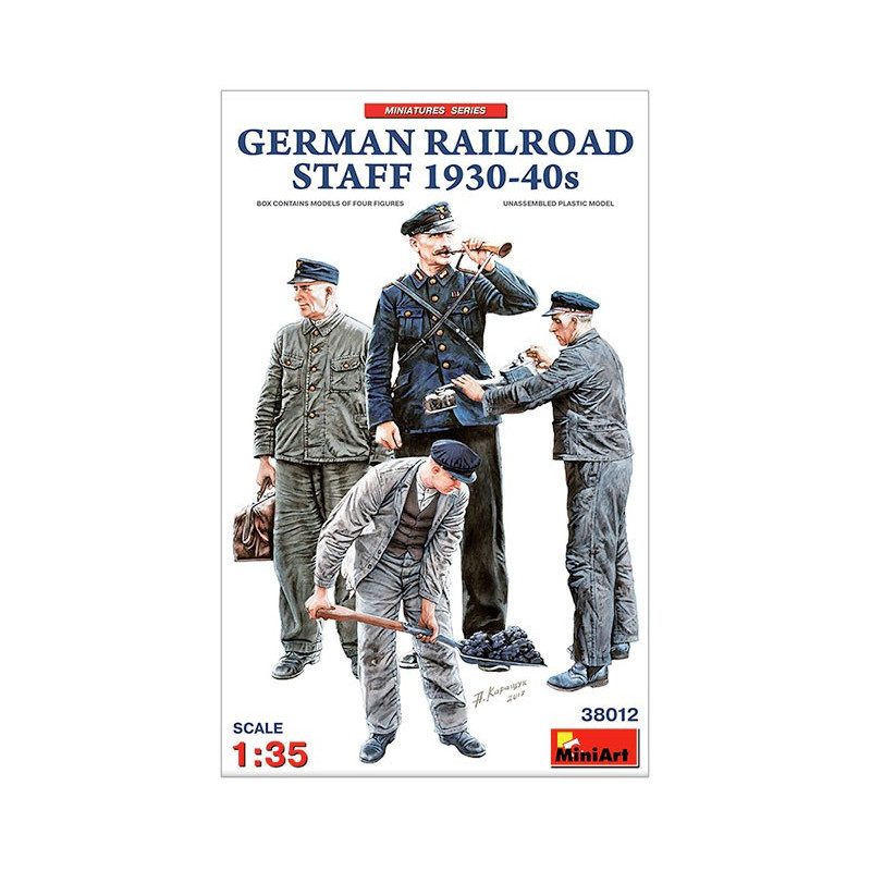 German Railroad Staff 1930-40s