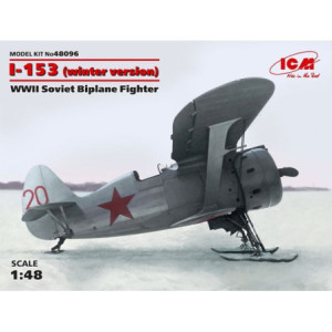I-153, WWII Soviet Biplane Fighter (winter version)