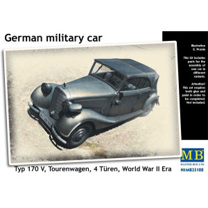 German military car, Type 170 V, Tourenwagen, 4 Turen