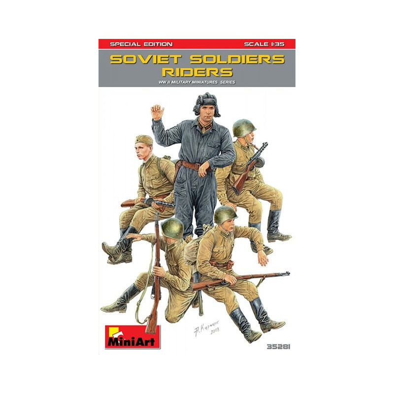 SOVIET SOLDIERS RIDERS
