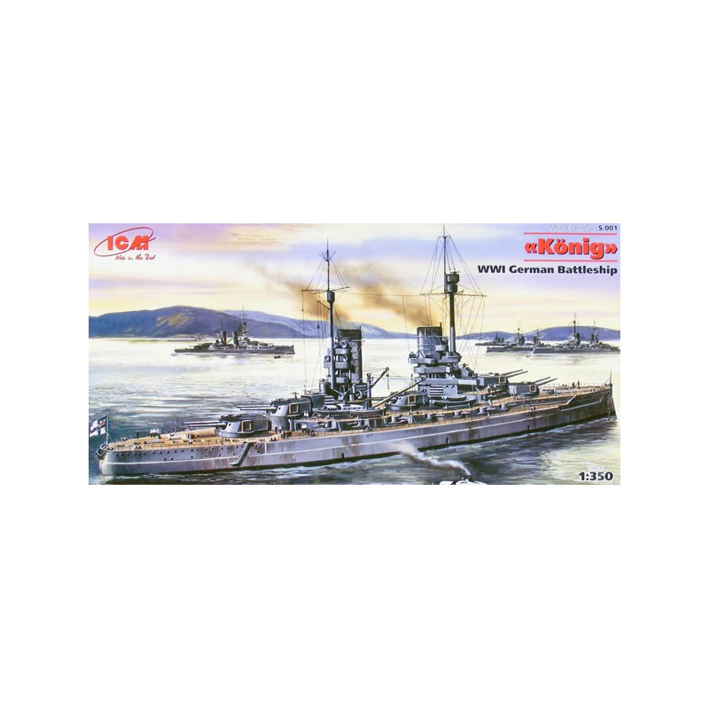 Konig WWI German battleship