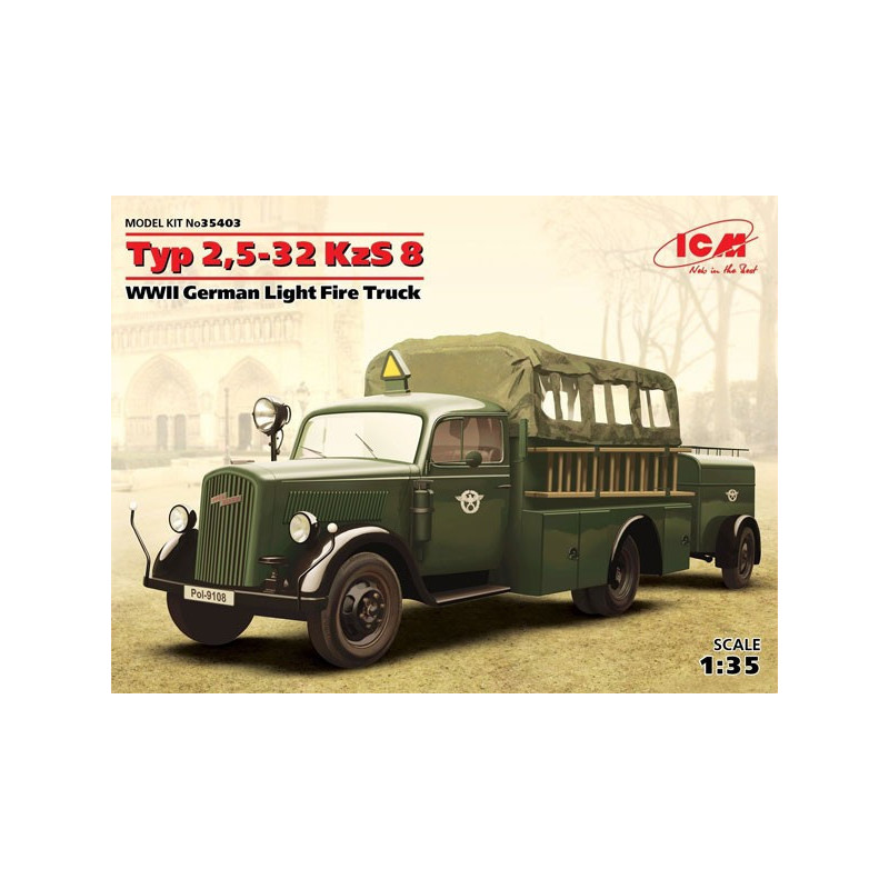 Typ 2,5-32 KzS 8, WWII German Light Fire Truck