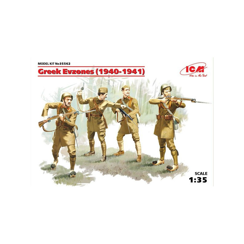 Greek Evzones (1940-1941) (4 figures)