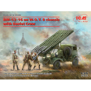 BM-13-16 on W.O.T. 8 chassis with Soviet Crew