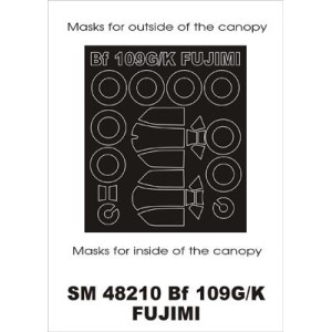 Bf 109G/K erla haube / Fujimi