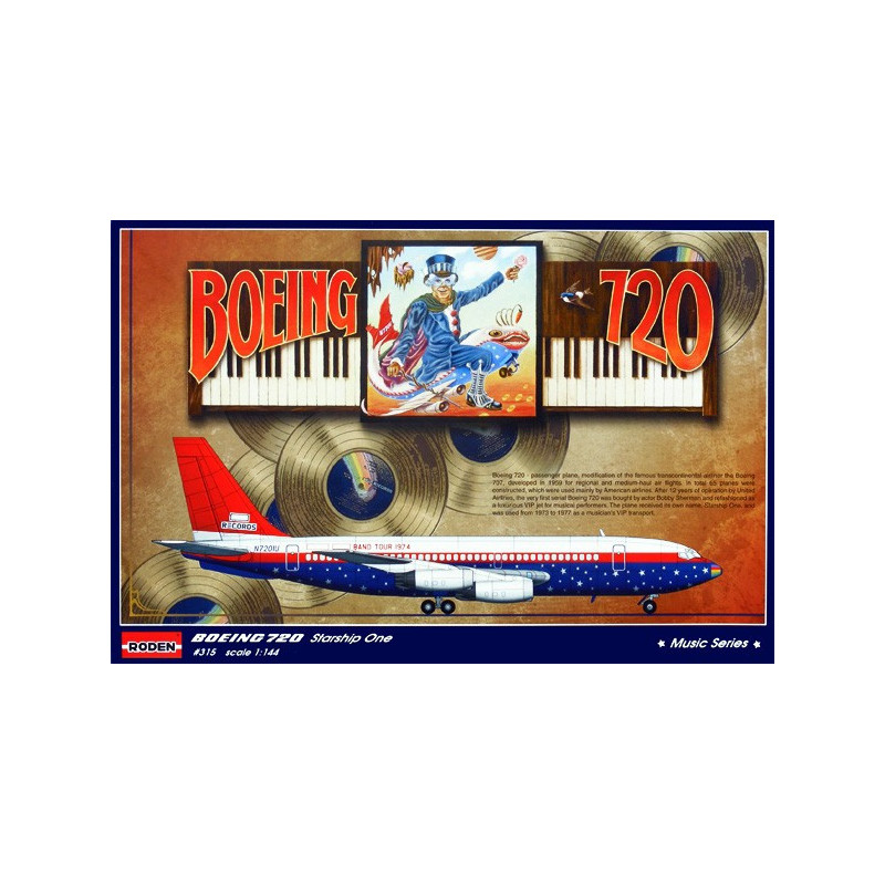 Boeing 720 Elton John tour