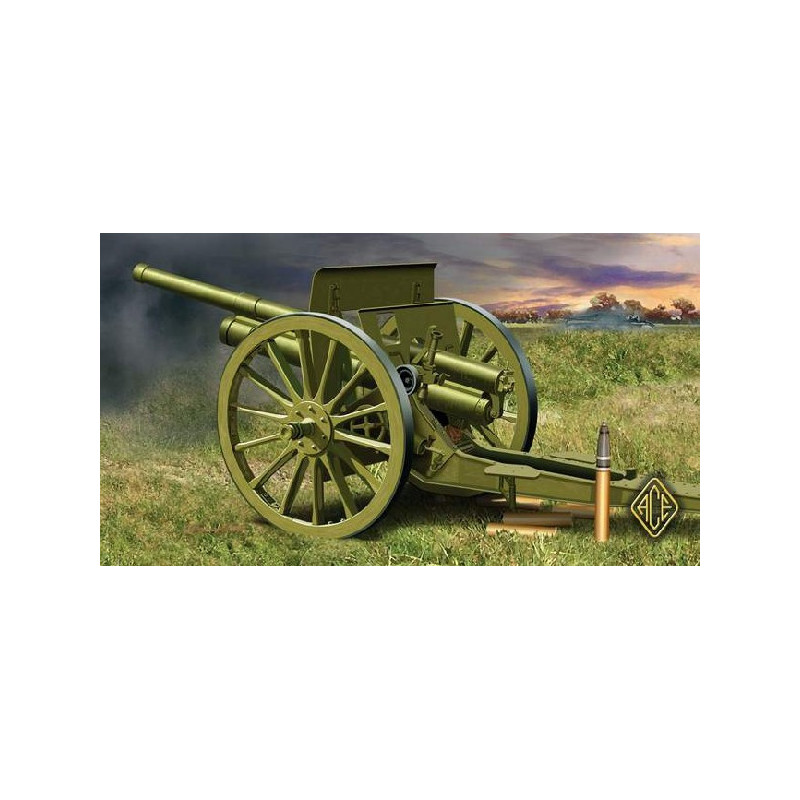 76.2mm (3 inch) Soviet gun model 1902/1930 (with limber)