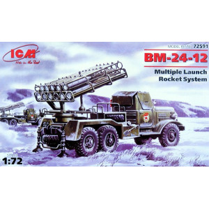 BM-24-12 Soviet Army rocket volley system