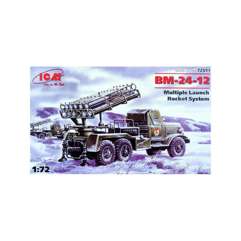 BM-24-12 Soviet Army rocket volley system