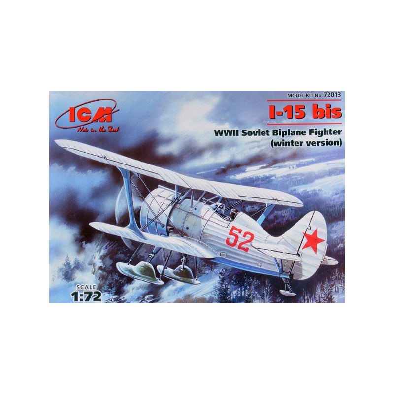 I-15bis WWII Soviet fighter, winter version