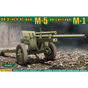 U.S. 3inch anti-tank gun M-5 on carriage M-1