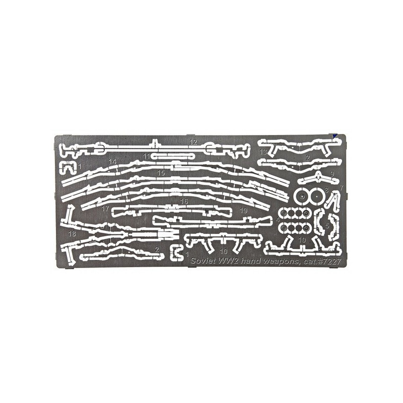 Soviet WW2 hand weapons (Nagant, Mosin Kar. Mod. 38, TT, PPS-43, PPsh, PTRD, SVT)