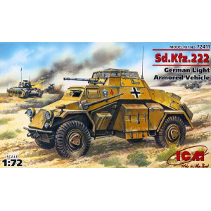 Sd.Kfz.222 WWII German light armored vehicle