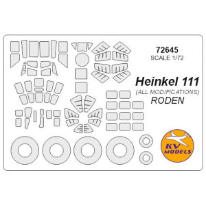 Masca He-111 (all modifications) + wheels masks  (Roden)