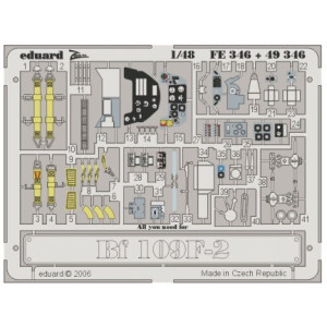 Photoetched set Bf 109F-2 (ICM)