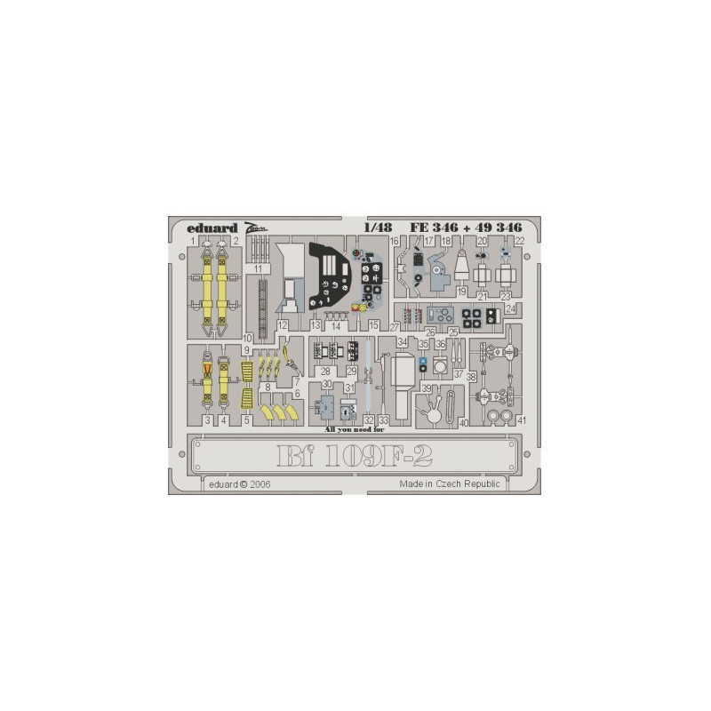 Photoetched set Bf 109F-2 (ICM)