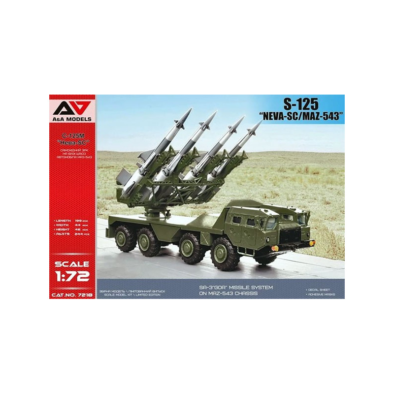 S-125 Neva-SC on MAZ-543