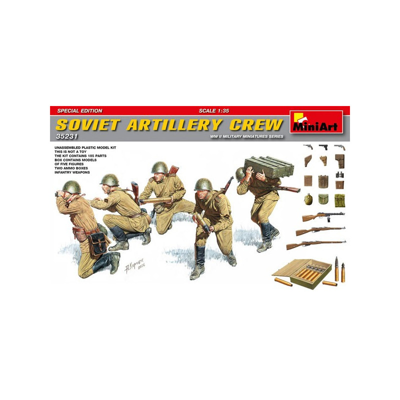 SOVIET ARTILLERY CREW. SPECIAL EDITION