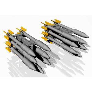 S-3K unguided missiles w/ APU-14U rack