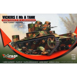 VICKERS E mk A Twin Turret