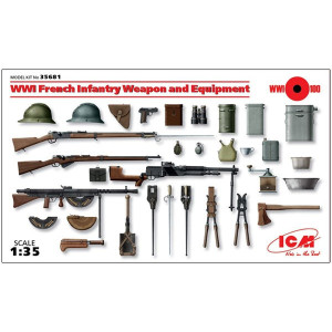 WWI French infantry weapon and equipment