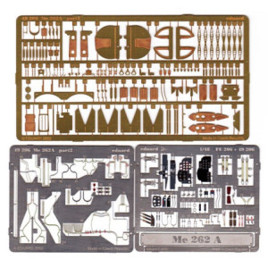 Photo-etched Me 262A Schwalbe