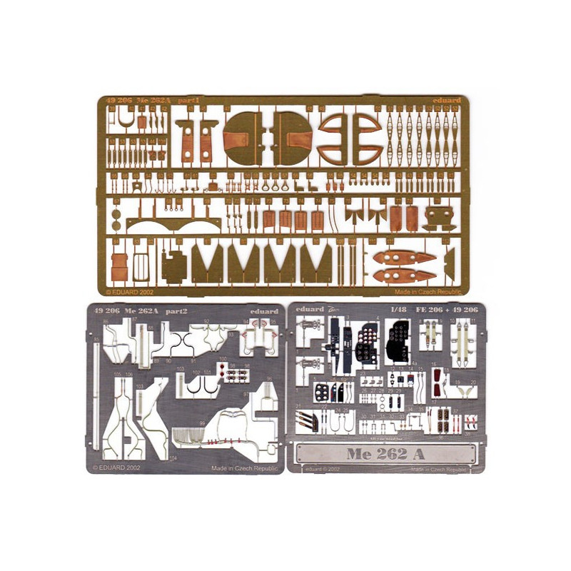 Photo-etched Me 262A Schwalbe