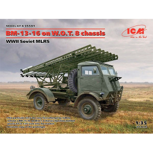 BM-13-16 on W.O.T. 8 chassis, WWII Soviet MLRS