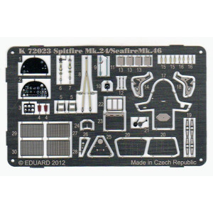 Photo-etched Spitfire Mk.24 / Seafire Mk.46