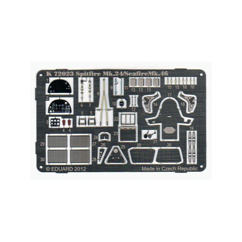 Photo-etched Spitfire Mk.24 / Seafire Mk.46