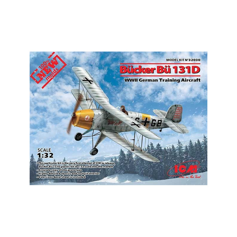 Bücker Bü 131D, WWII German Training Aircraft