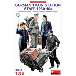 German train station staff  1930-40s