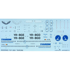 DECAL BOEING 737-300 TAROM