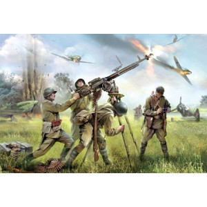 SOVIET DSHK WITH CREW WWII