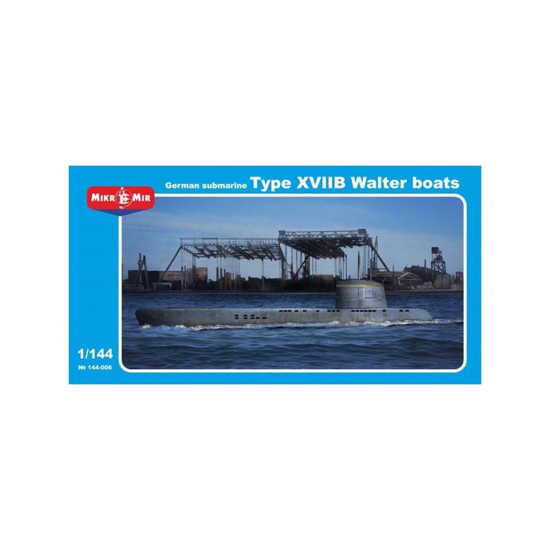 German submarine type XVIIB Walter boats