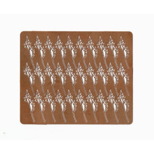 Photoetced Birch branches