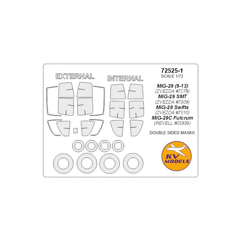Masca MiG-29 (9-13) / SMT / Swifts