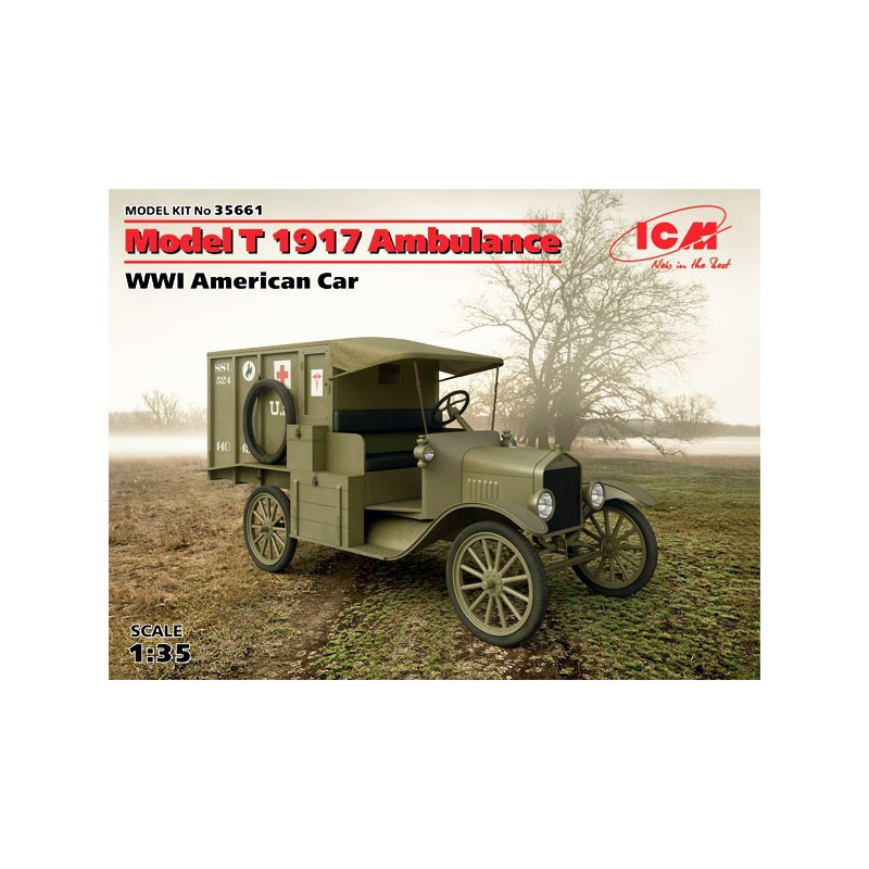 Model T 1917 Ambulance, WWI American Car