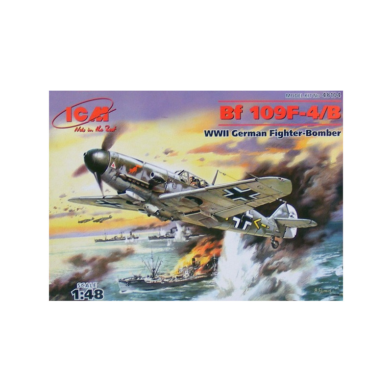 Bf 109F-4/B, WWII German Fighter-Bomber