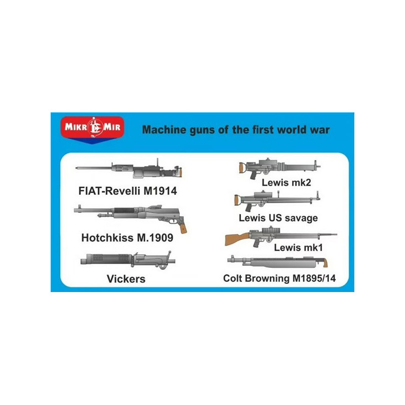 Machine guns of the first world war