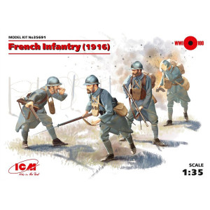 French Infantry (1916) (4 figures)