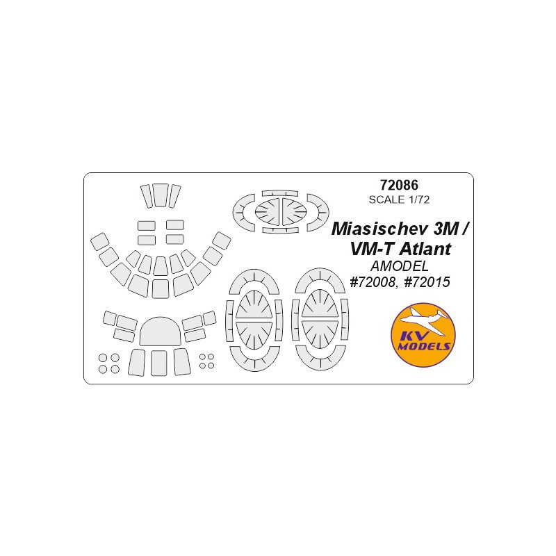 Masca Myasishev 3M / VM-T ,,Atlant,,  (Amodel