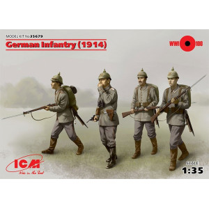 German Infantry (1914), (4 figures)