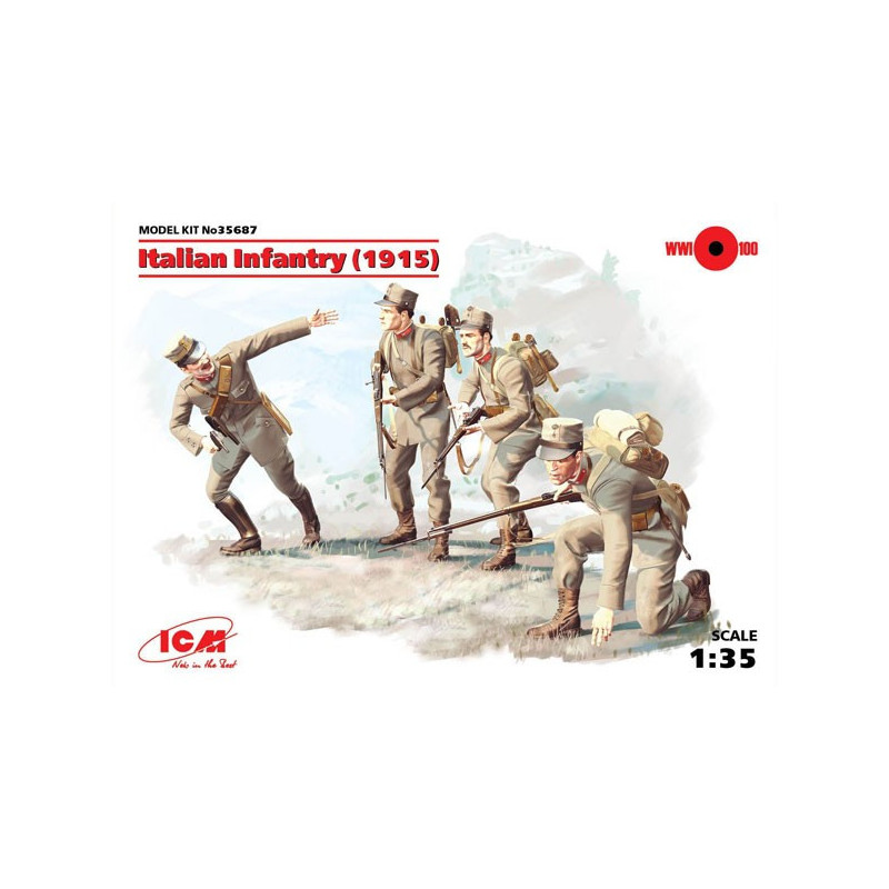Italian Infantry (1915) (4 figures)