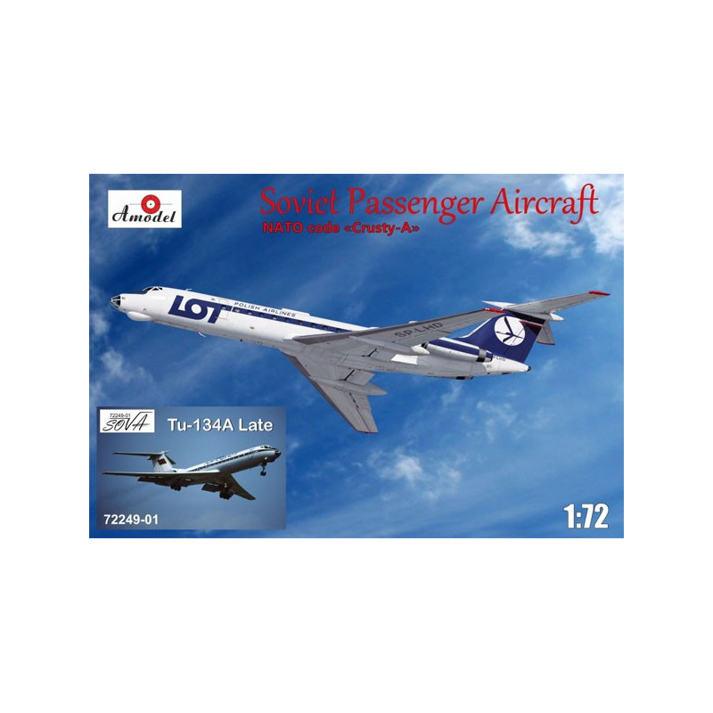 Tu-134A, late LOT/Aeroflot