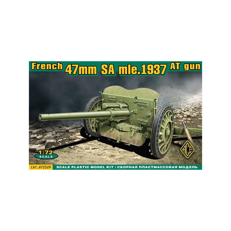 S.A. mle 1937 French 47mm anti-tank gun