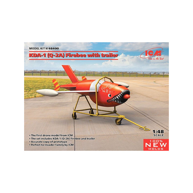 KDA-1 (Q-2A) Firebee with trailer